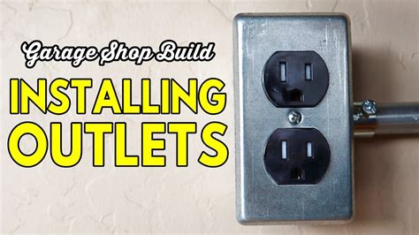 outlets for garage installation